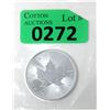 Image 1 : 1 Oz. 2020 Canada .9999 Silver Maple Leaf Coin