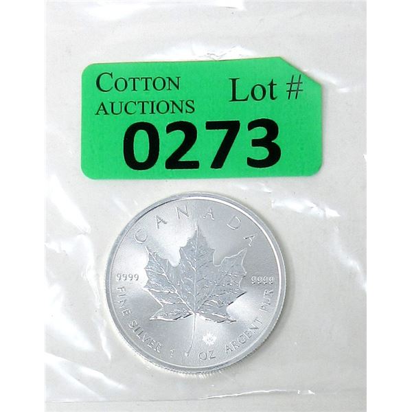 1 Oz. 2020 Canada .9999 Silver Maple Leaf Coin