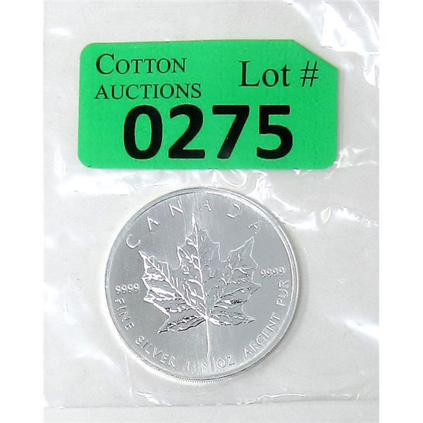 1 Oz. 2005 Canada .9999 Silver Maple Leaf Coin