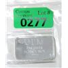 Image 1 : 1 Oz. Ohio Precious Metals .9995  Silver Bar