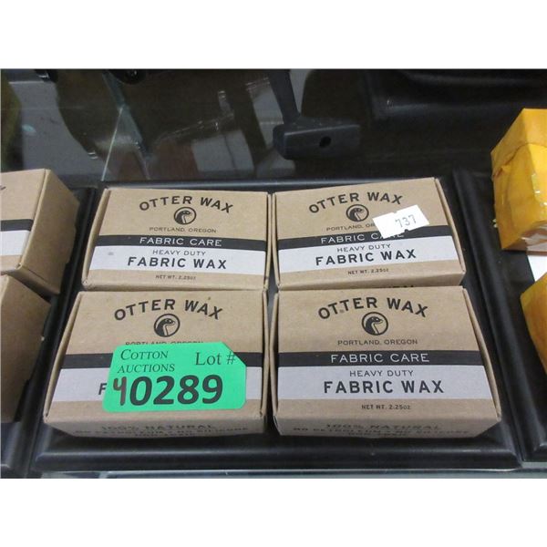 4 Bars of Otter Wax Heavy Duty Fabric Wax