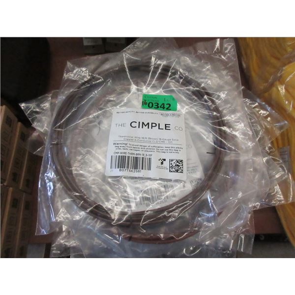 16 New 10' Copper Thermostat 18 Gauge Wire