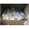 Image 1 : Case of New White and Ivory Cotton Gloves