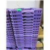 Image 1 : 17 Purple Plastic Berry boxes - 14" x 24" x 6" deep