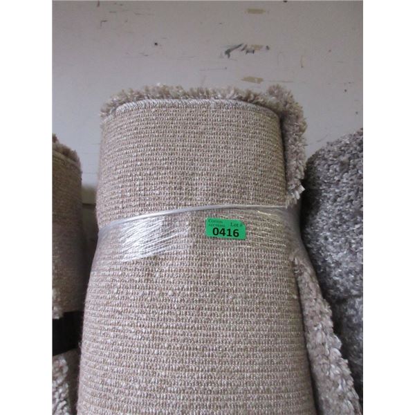 8' x 10' Beige Shag Area Carpet