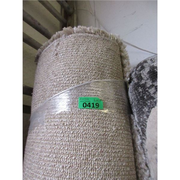 8' x 10' Beige Shag Area Carpet