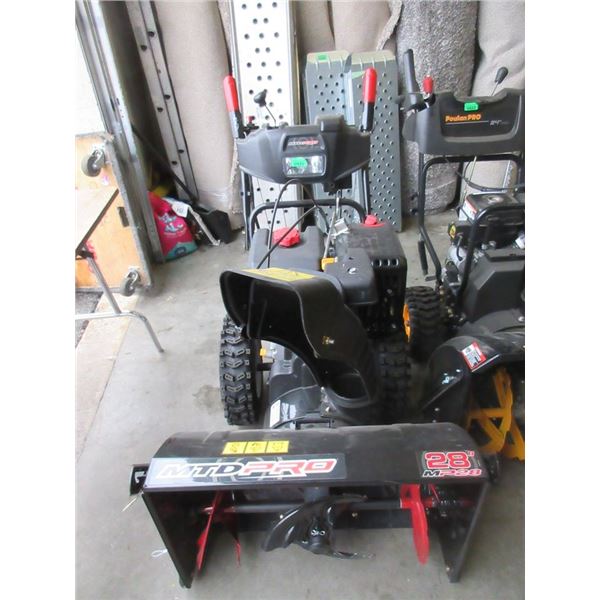 MTD Pro Gas Snow Blower - Store Return