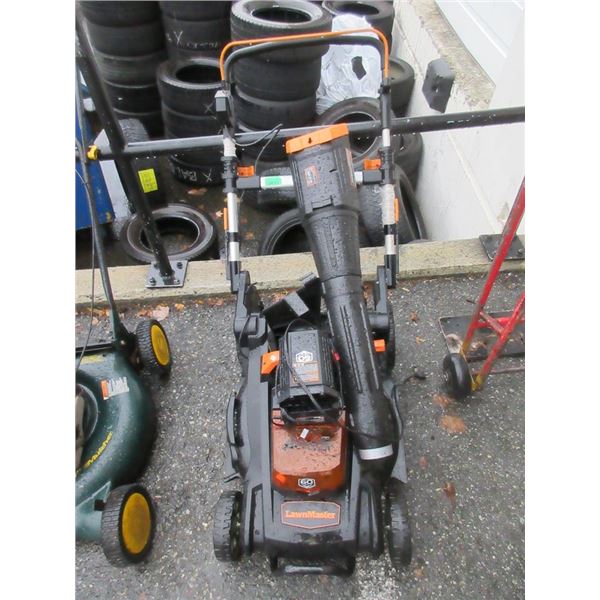 Lawn Master Electric Lawn Mower and Blower
