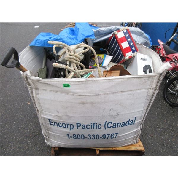 Skid of Assorted Storage Locker Goods