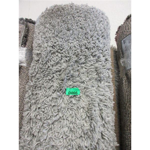 8' x 10' Light Grey Shag Area Carpet