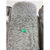Image 1 : 8' x 10' Light Grey Shag Area Carpet