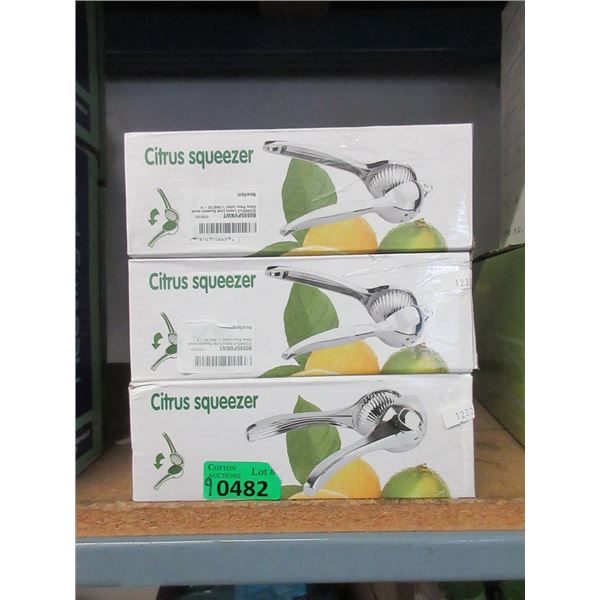 12 New Citrus Squeezers
