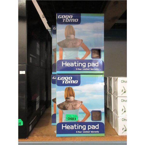 4 New Brown Tomo Electric Heating Pads