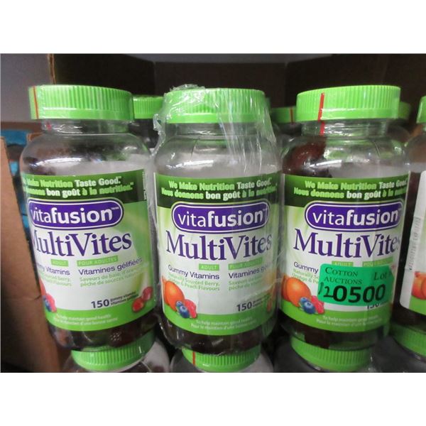 12 Bottles of 150 MultiVites Gummies