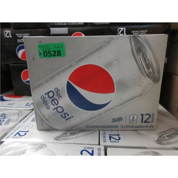 6 Cases of 12 x 335 ml Cans of Diet Pepsi