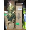Image 1 : 6 New 16" Christmas Trees with LED Lights