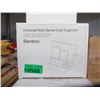 Image 1 : 8 New Bamboo Multi Device Cord Organizers