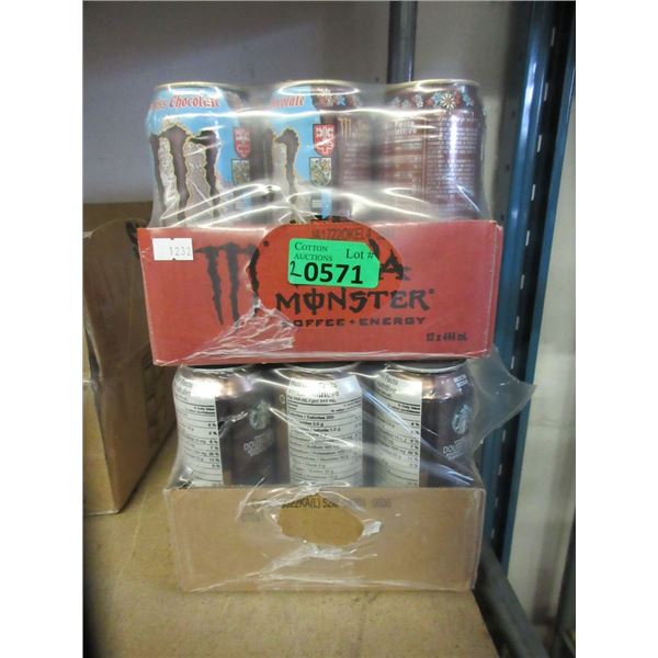 2 Cases of 12 Monster Swiss Choc Coffee Drinks