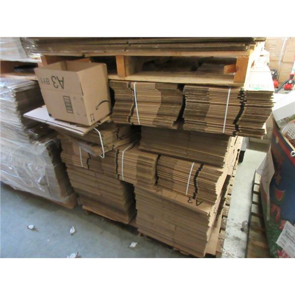Skid of New A3 BY1 Cardboard Boxes