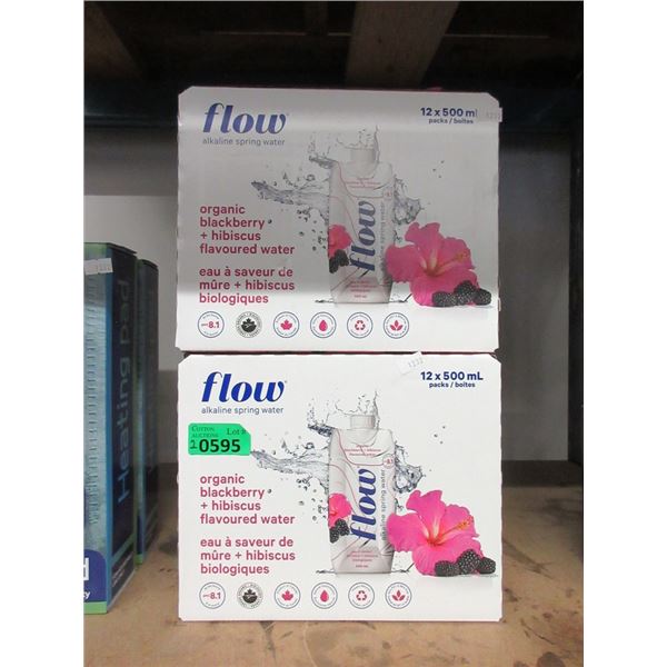 2 Cases of Flow Organic Flavoured Water