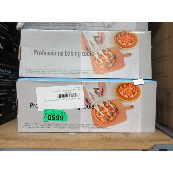 12 Three Wheel Pasta & Pizza Cutters