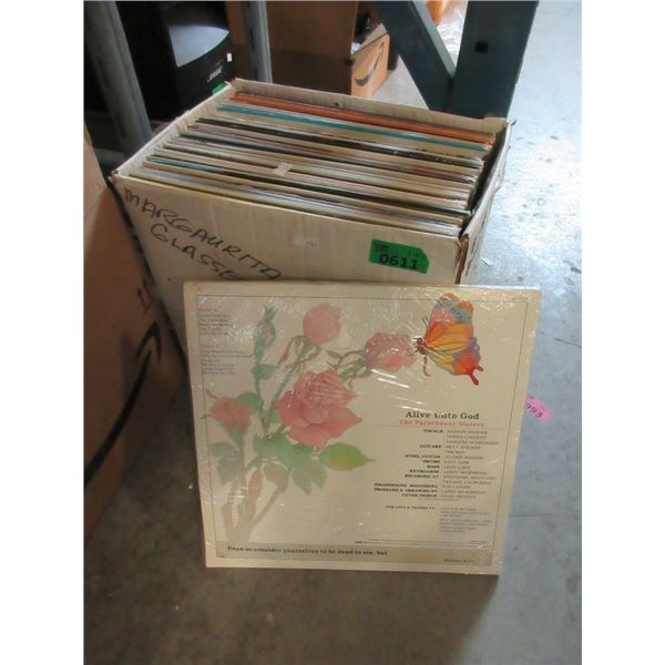 Approximately 30 Religious & Devotional LP Records