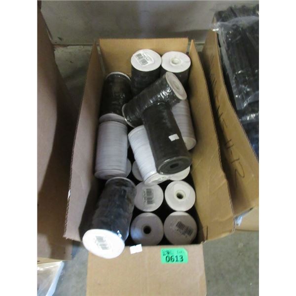 Case of 27 New Spools of Elastic