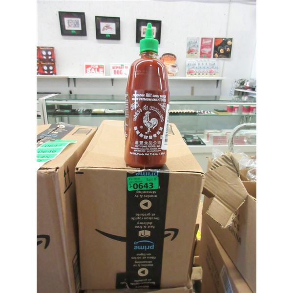 2 Boxes of 11 x 28 Oz. Sriracha Hot Chili Sauce