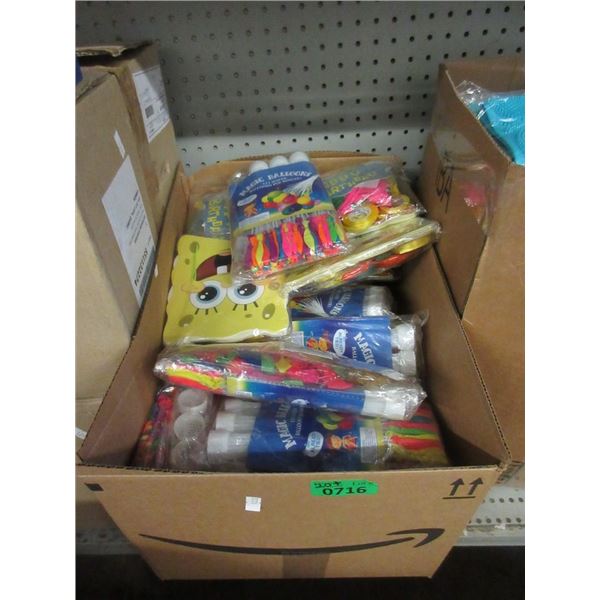 20+ Sponge Bob Party Sets & Water Balloon Sets