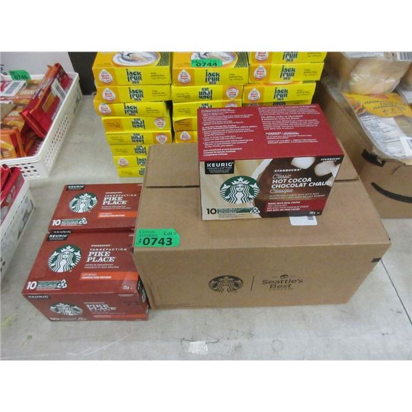 1 Case & 2 Boxes of Starbucks K-Cup Product