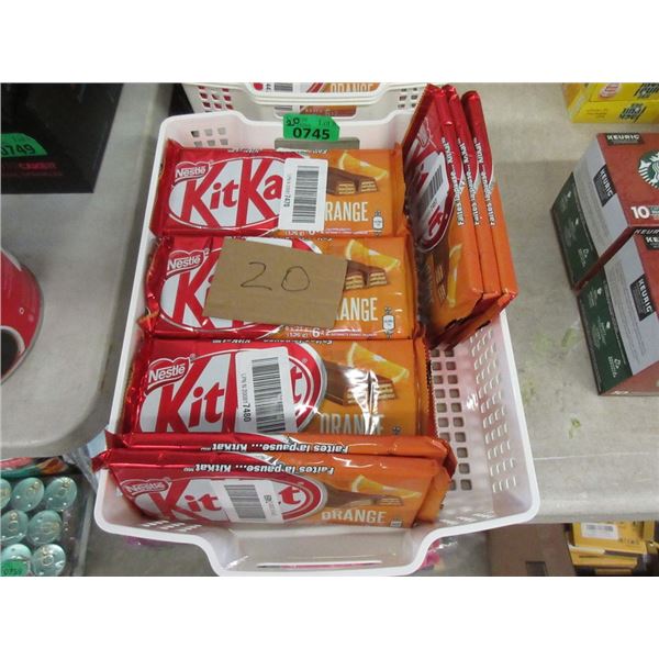 20 x 126g Kit Kat Orange Chocolate Bars