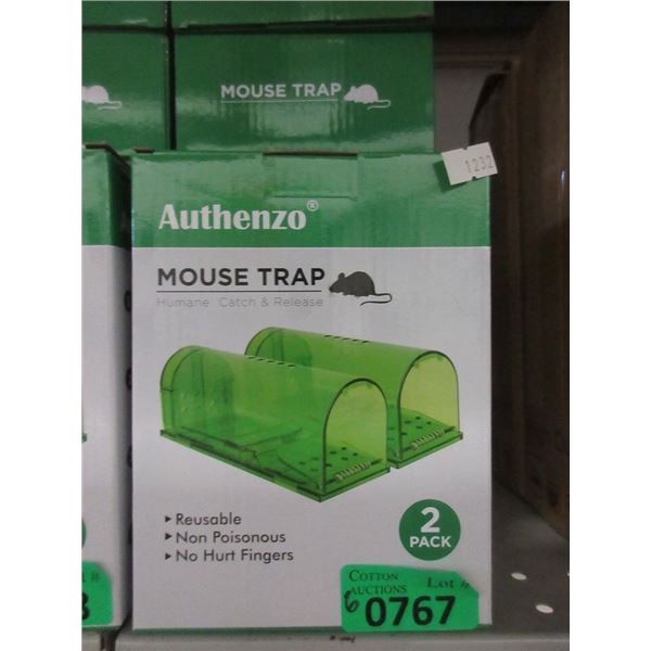 6 Authenzo Humane Catch & Release Mouse Traps