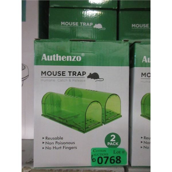 6 Authenzo Humane Catch & Release Mouse Traps