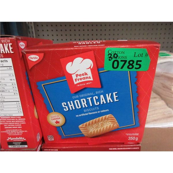 30 x 350 g Boxes of Peek Freans Shortcake Cookies