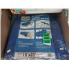 Image 1 : New 16' x 20' Blue All Purpose Tarp