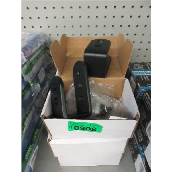 9 Boxes of 2 Cold Rolled Steel Barricade Brackets