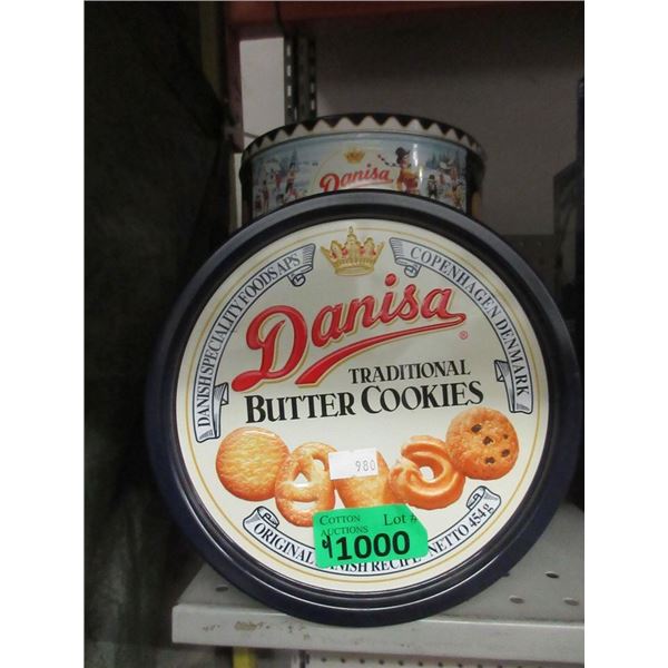 4 Tins of Danisa Traditional Butter Cookies