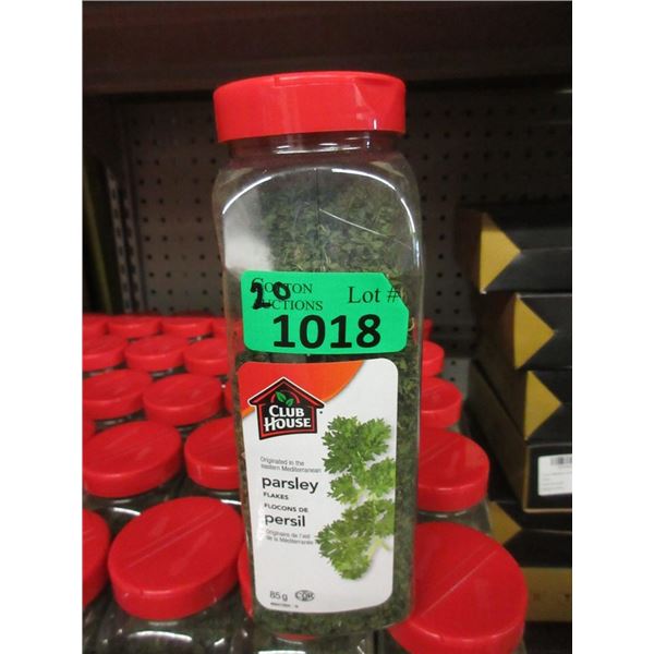 20 x 85 g Bottles of Club House Parsley Flakes