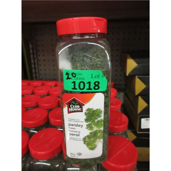 20 x 85 g Bottles of Club House Parsley Flakes