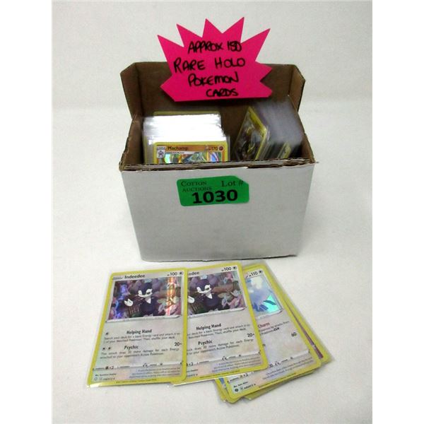 150 Rare Holo Pokemon Cards