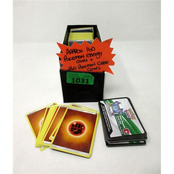 420 Pokemon Energy & Code Cards
