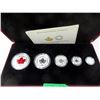 Image 2 : 2015 Fine Silver Fractional Maple Leaf Coin Set