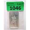 Image 1 : 1 Oz. .999 Silver  "Samurai Warrior" Bar