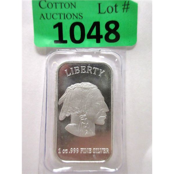 1 Oz. .999 Fine Silver Liberty / Buffalo Bar