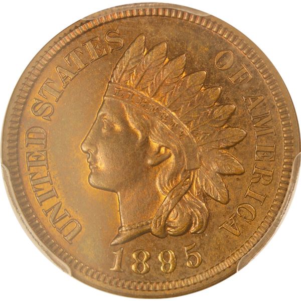 1895 Indian Cent 1c PCGS PR-64BN