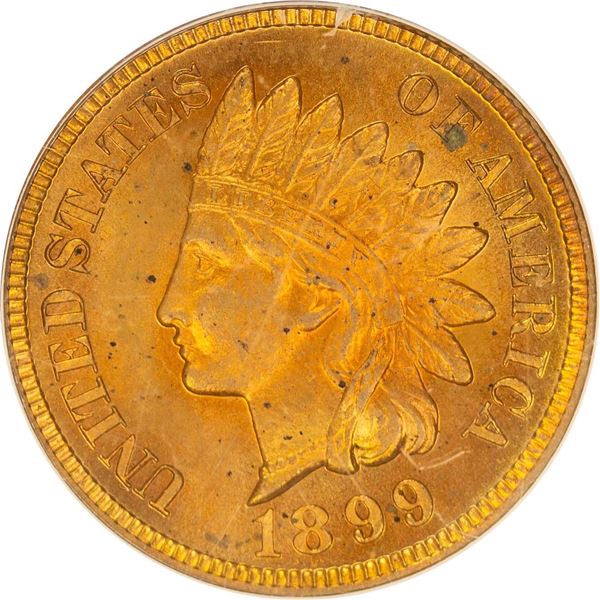 1899 Indian Cent 1c PCGS PR-64 RD