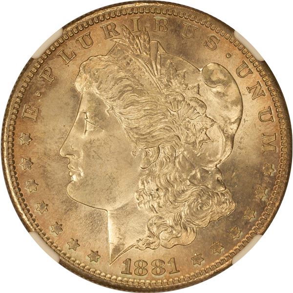 1881-S Morgan Dollar $1 NGC MS-64