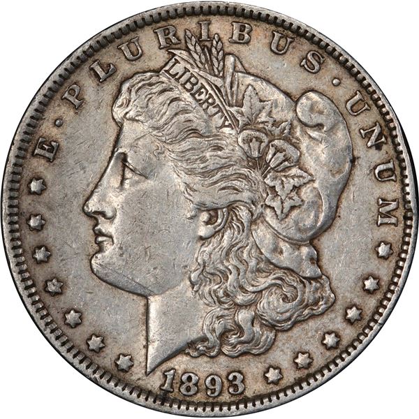 1893 Morgan Dollar $1 PCGS XF-45