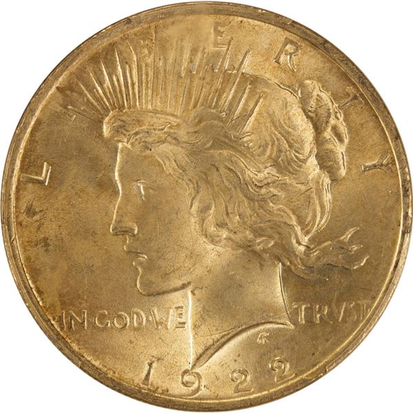 1922 Peace Dollar $1 PCGS MS-63