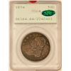 Image 3 : 1834 Capped Bust Half Dollar 50c Overton-121 R.3 PCGS MS-64 CAC (PCGS Rattler Holder) (Toned)